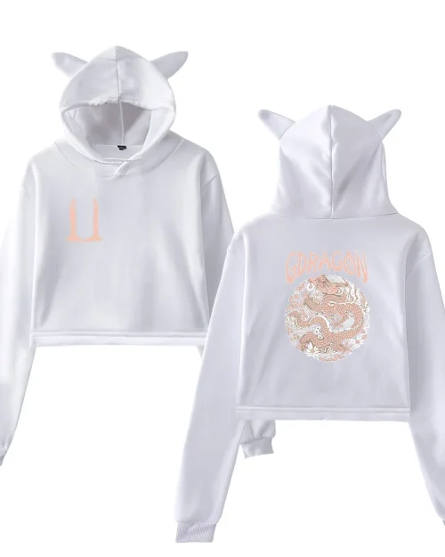 G-DRAGON Dragon Cropped Hoodie