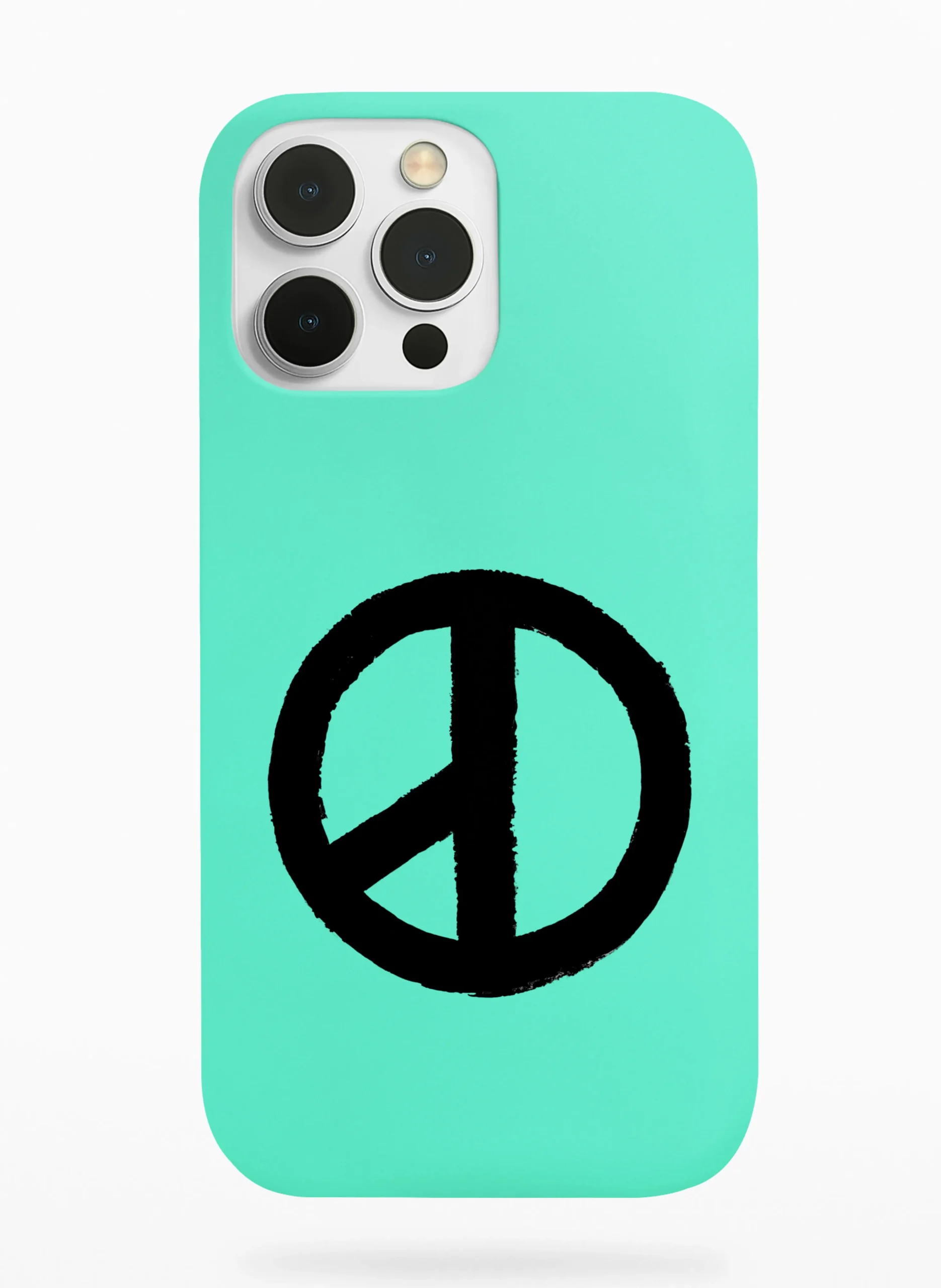 G-DRAGON Peace Emblem Phone Case - Turquoise, Apple iPhone 18