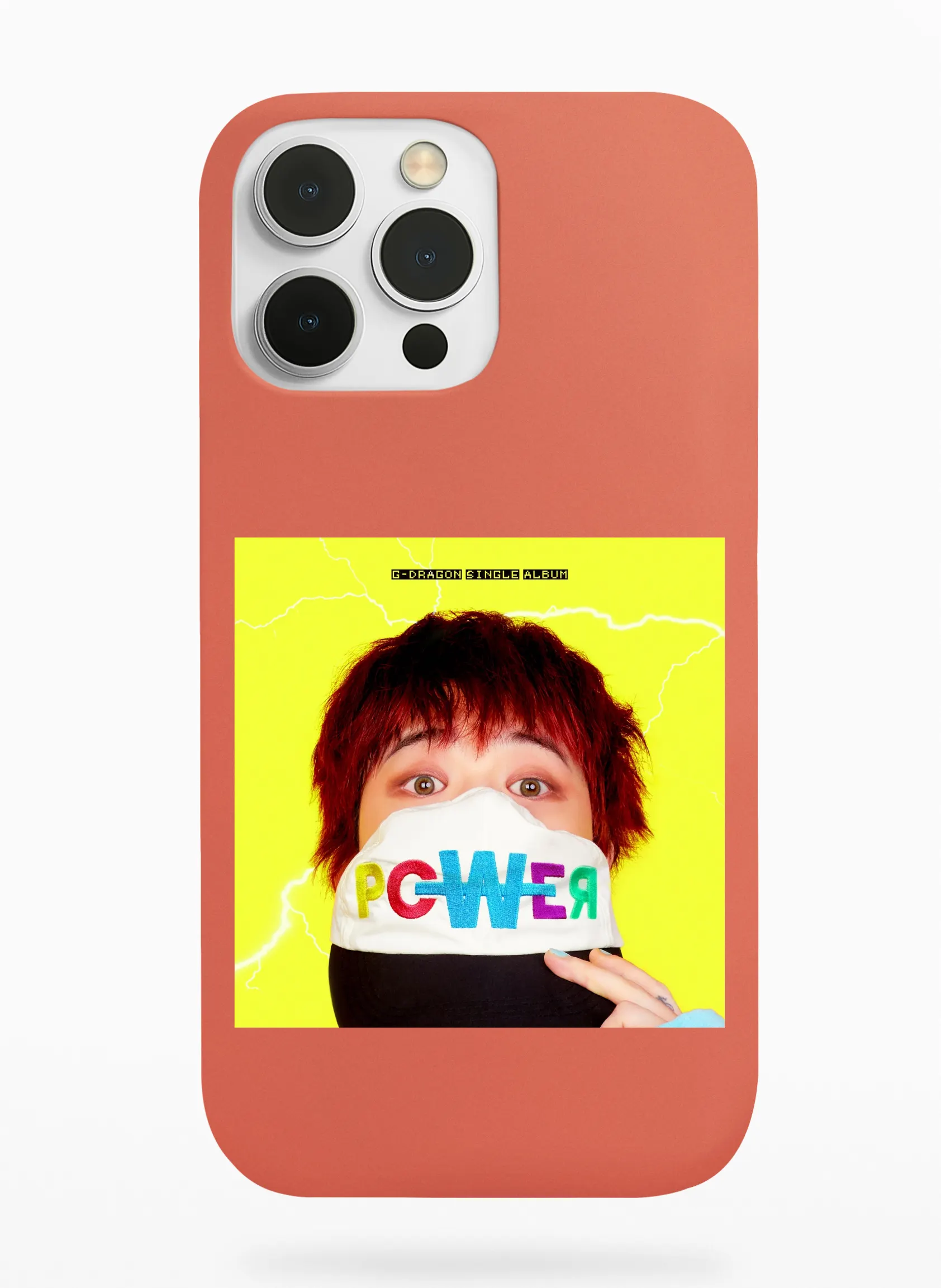 G-DRAGON POWER Phone Case - Coral, Apple iPhone 18