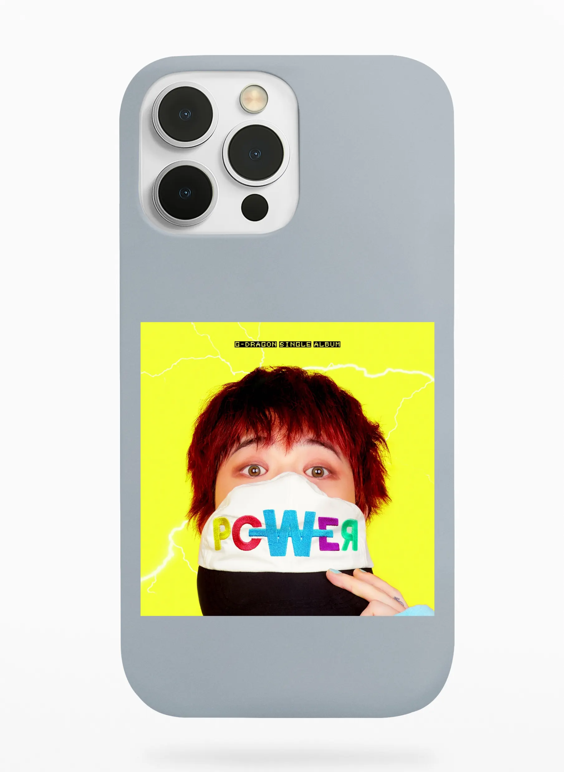 G-DRAGON POWER Phone Case - Gray, Apple iPhone 18