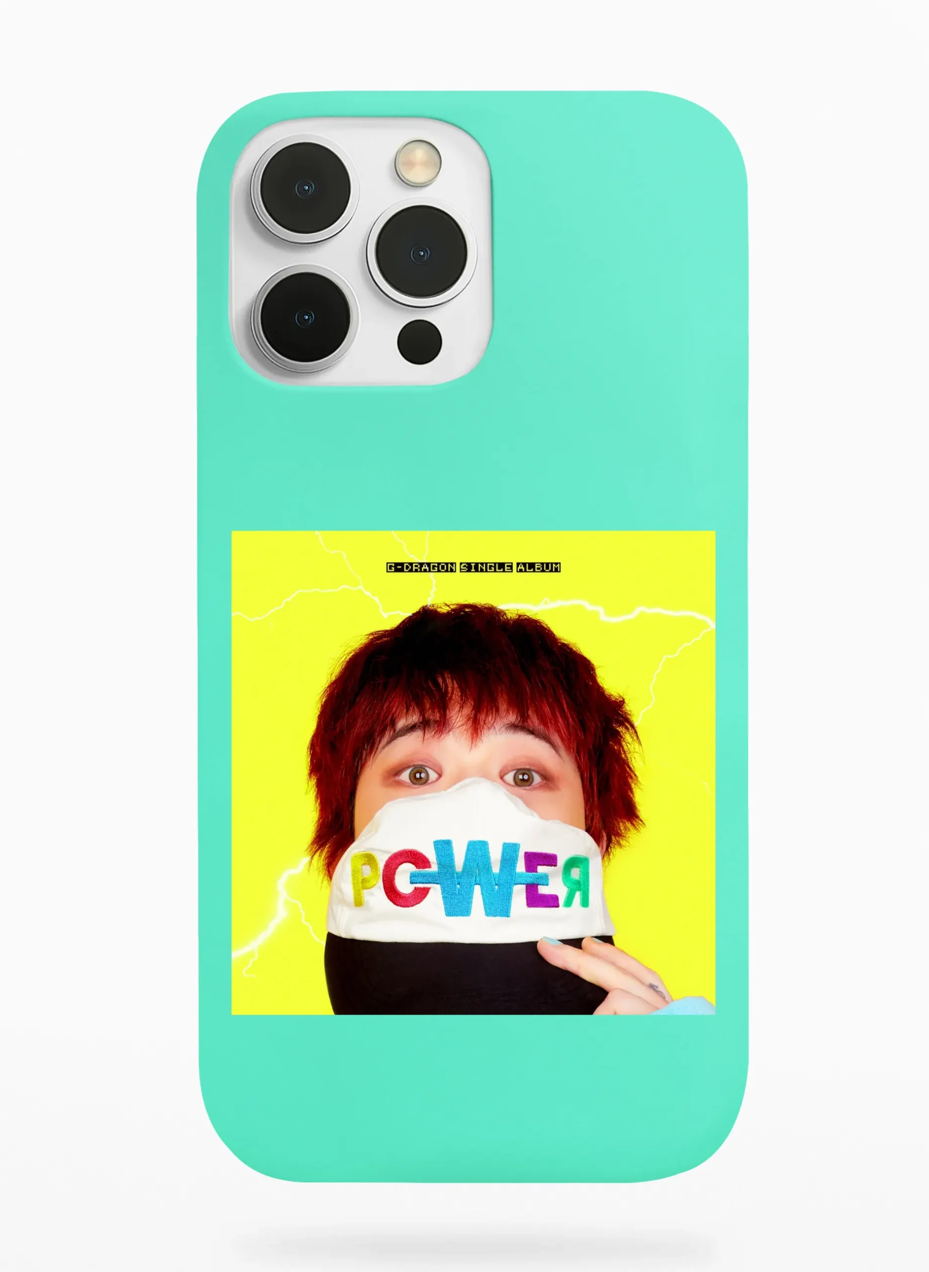 G-DRAGON POWER Phone Case - Turquoise, Apple iPhone 18