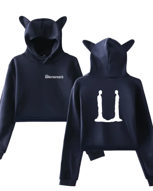 G-DRAGON Silhouettes Cropped Hoodie