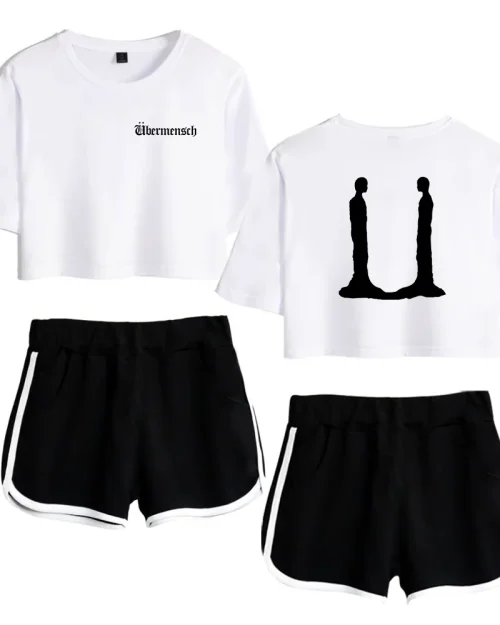 G-DRAGON Silhouettes Tracksuit - White-Black