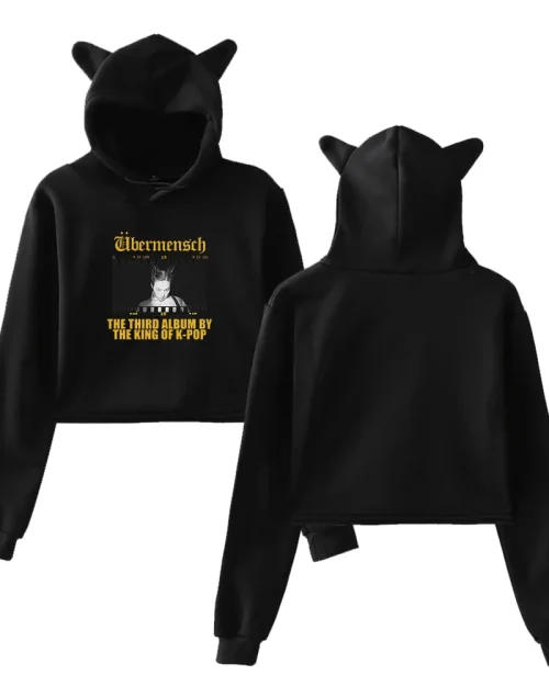 G-DRAGON Ubermensch Film Cropped Hoodie